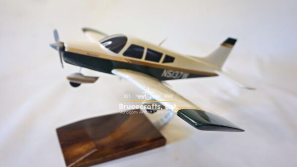 Piper PA-28 Cherokee with detailed craftsmanship.